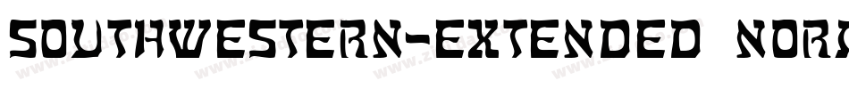 Southwestern-Extended Normal字体转换